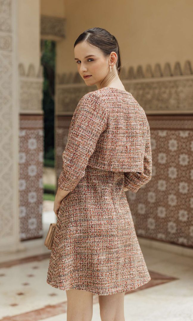 Ainsley Dress in Terracotta