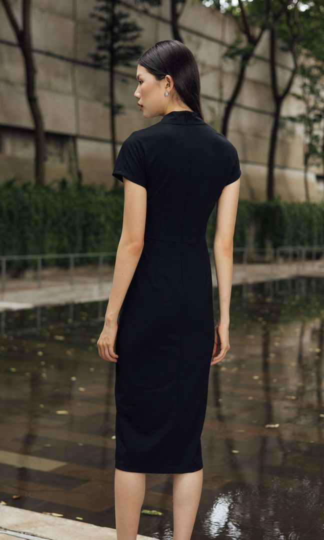 Haruki Dress in Black (READY STOCK)