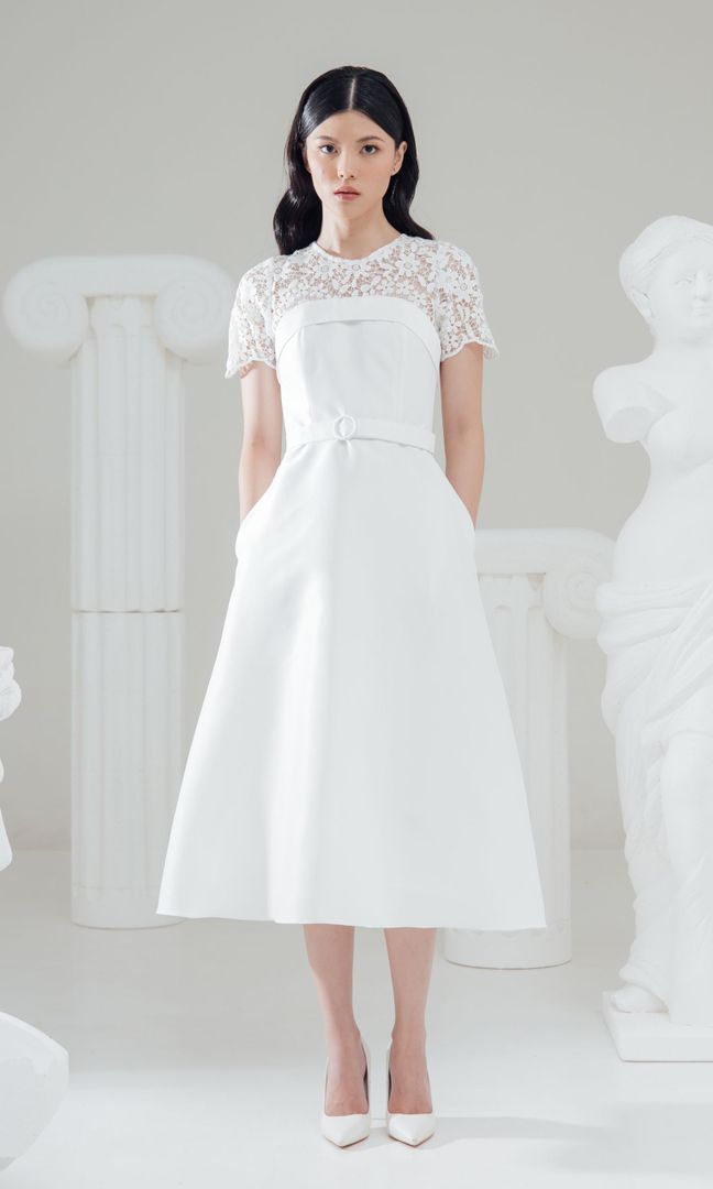 Orla Dress in White