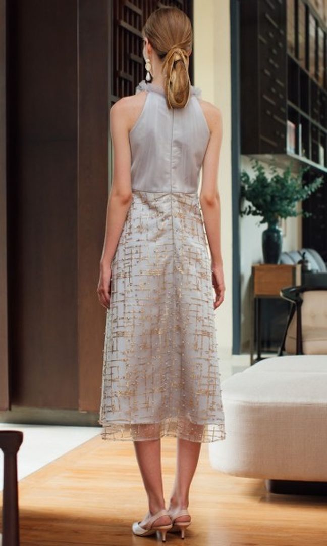 Everly Ash Blue Dress