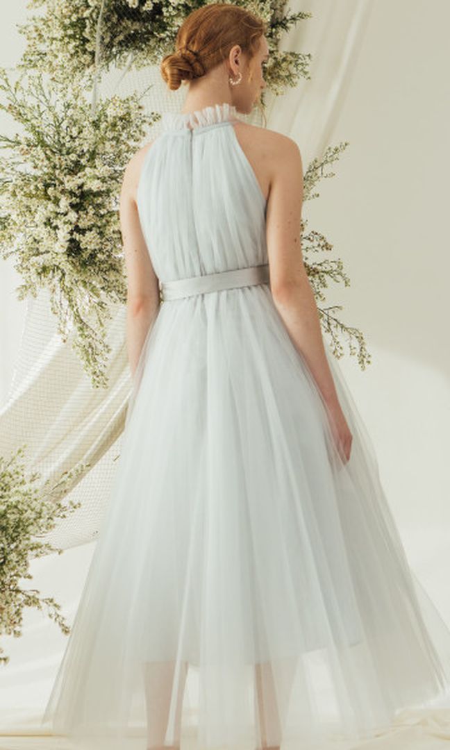 Bella Dress in Ash Grey