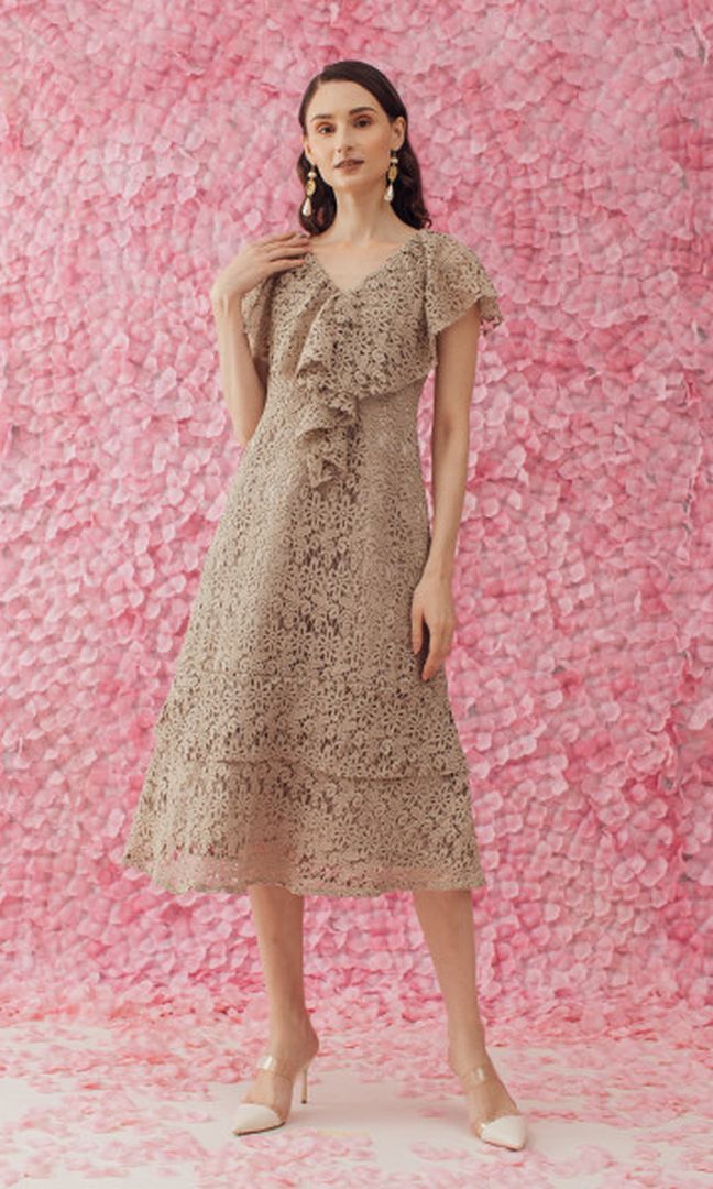 Amelie Dress in Braun