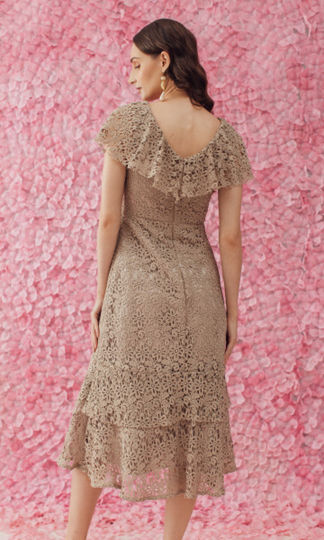 Amelie Dress in Braun