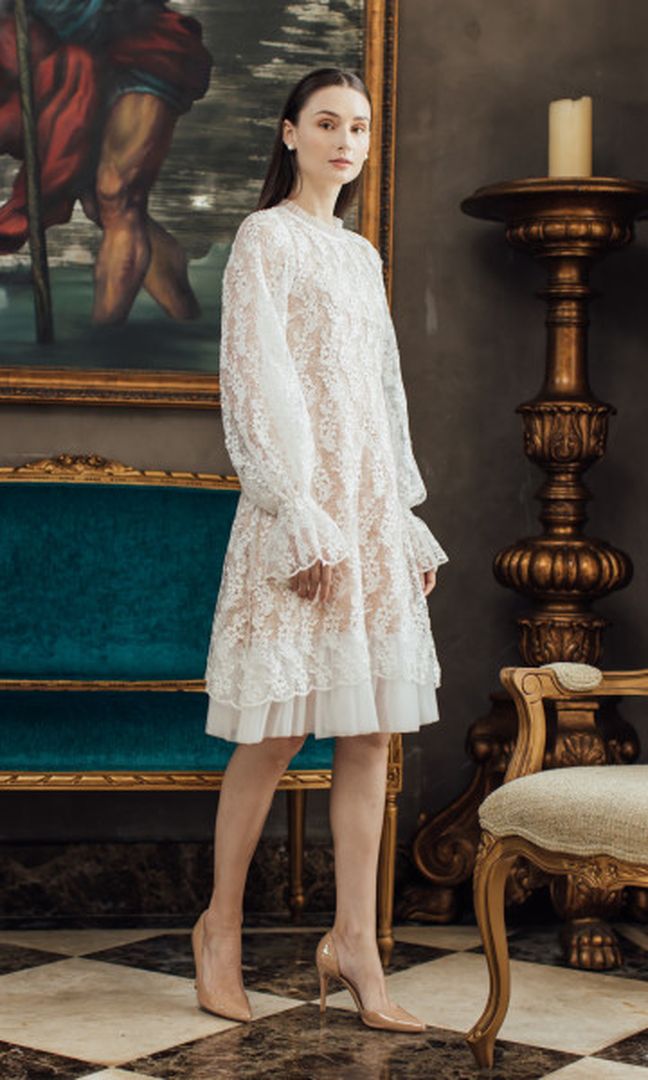 Hyacinth Dress in White