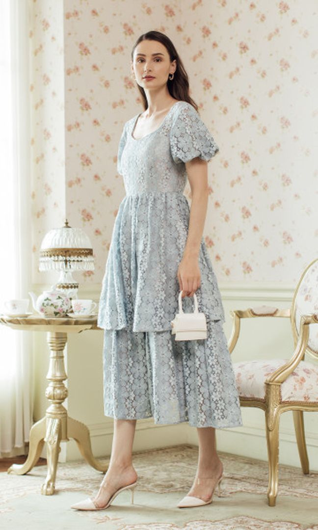 Hilda Dress in Blue