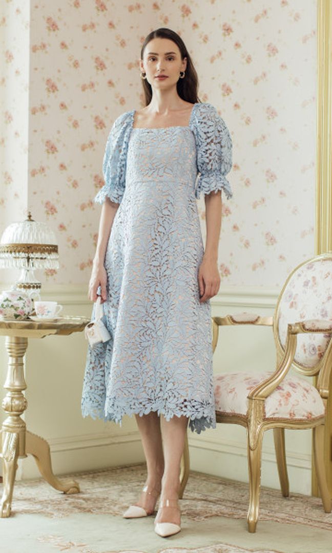 Madie Dress in Blue (Ready XS)