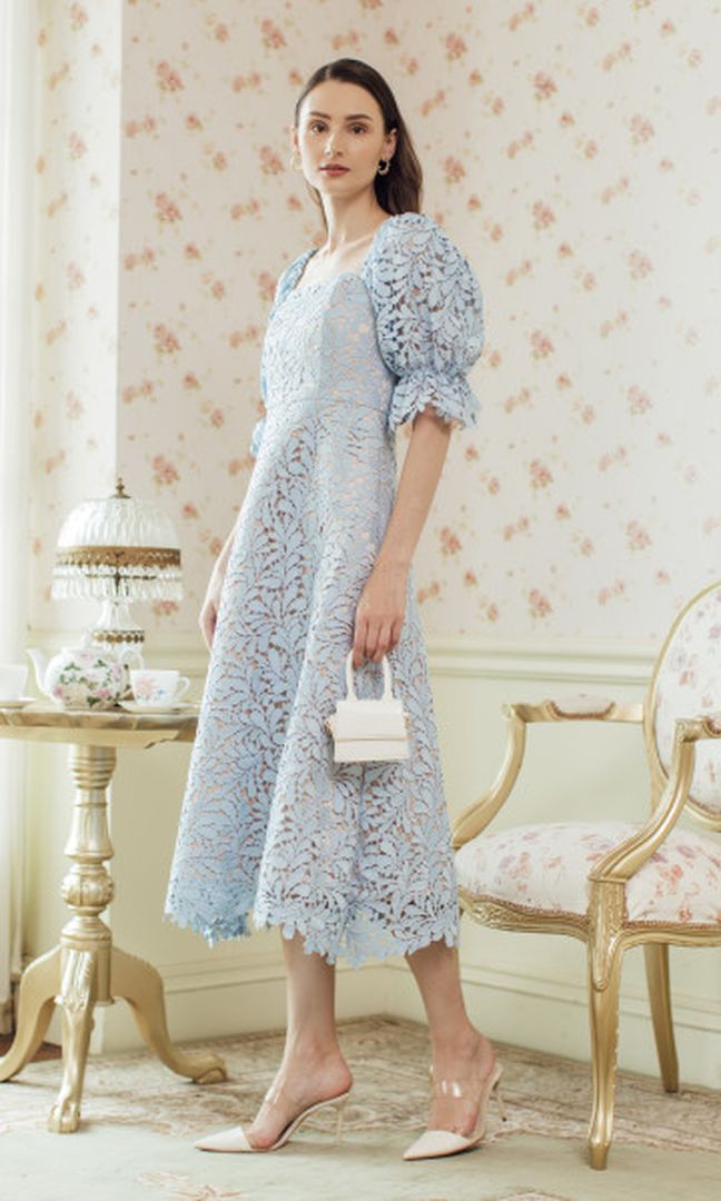 Madie Dress in Blue (Ready XS)