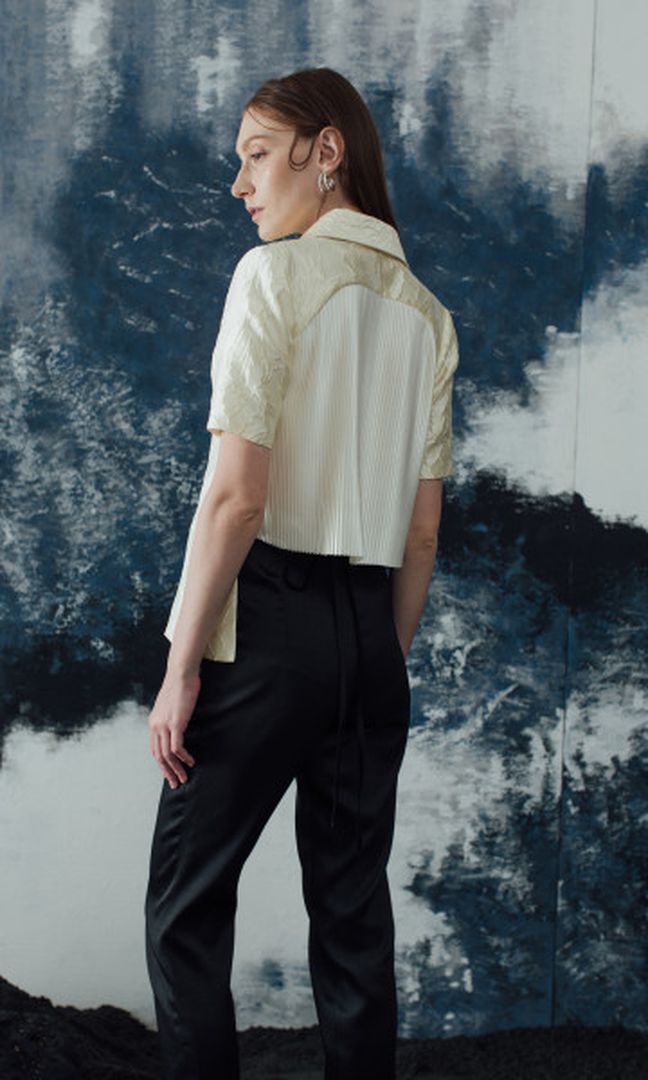 P.M Top in Ivory (Ready S)