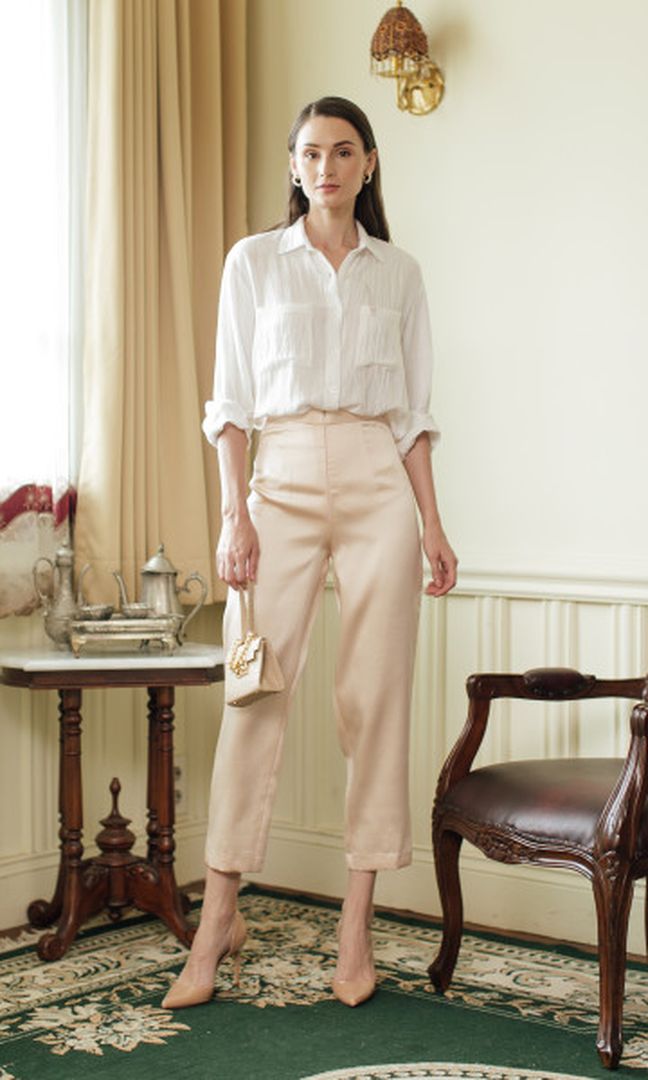Yara Pants in Cream