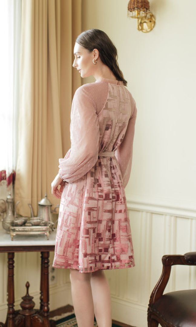 Ezra Dress in Rose