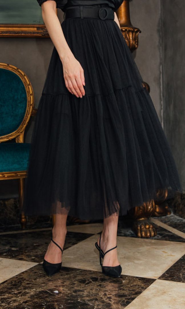 Athena Skirt in Black