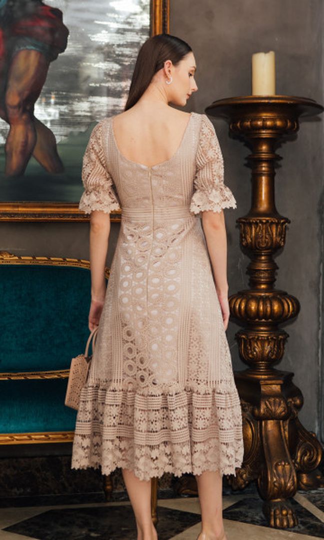 Tanya Dress in Braun