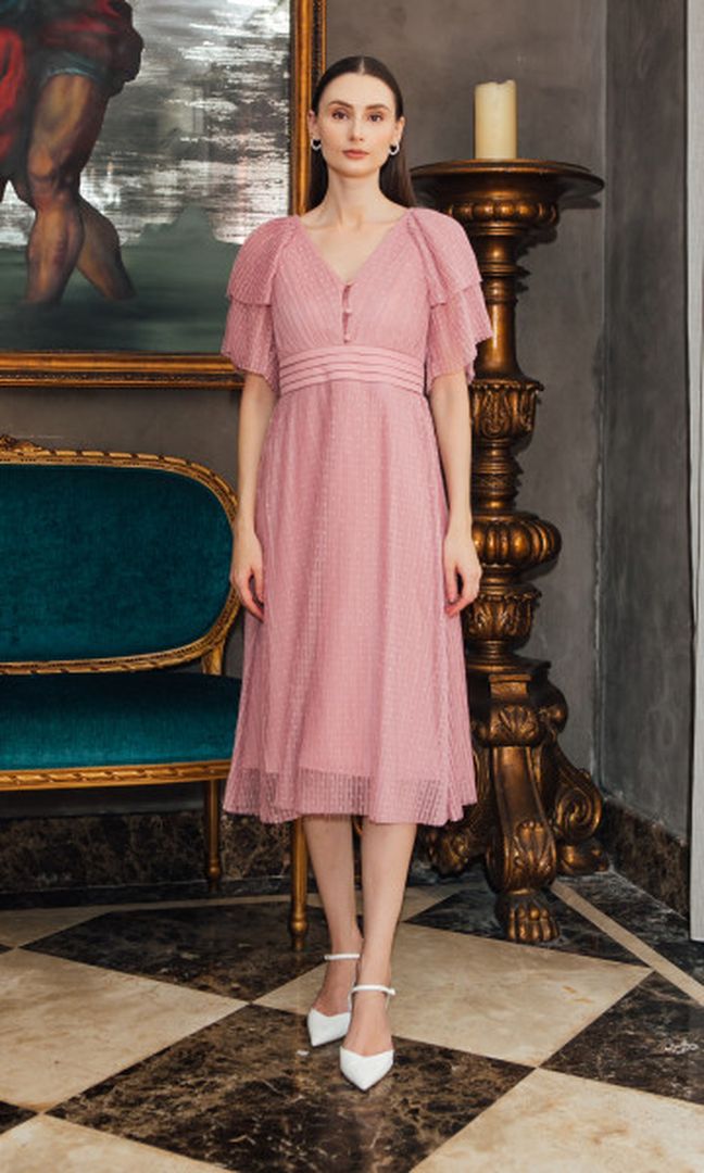 Renee Dress in Rouge