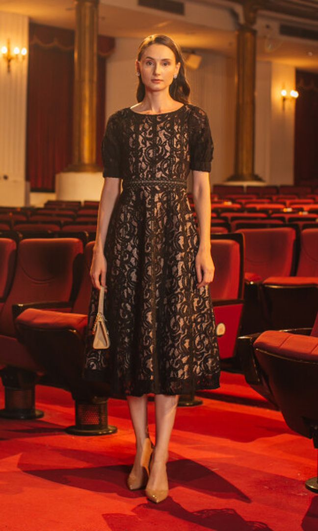 Helga Dress in Black