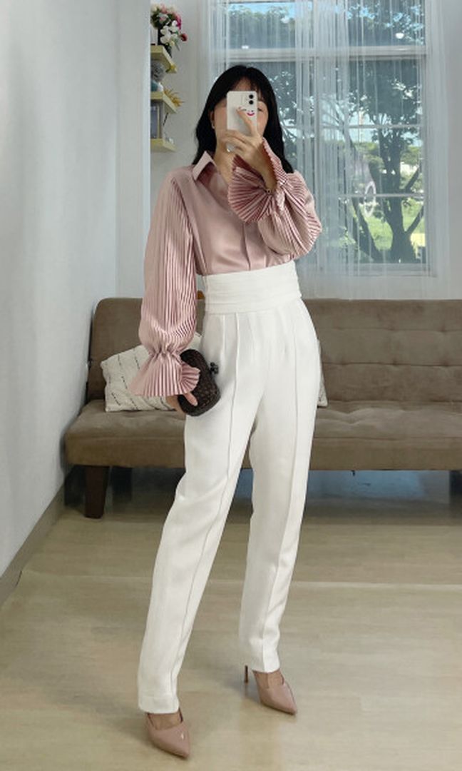 Boris Pants in White