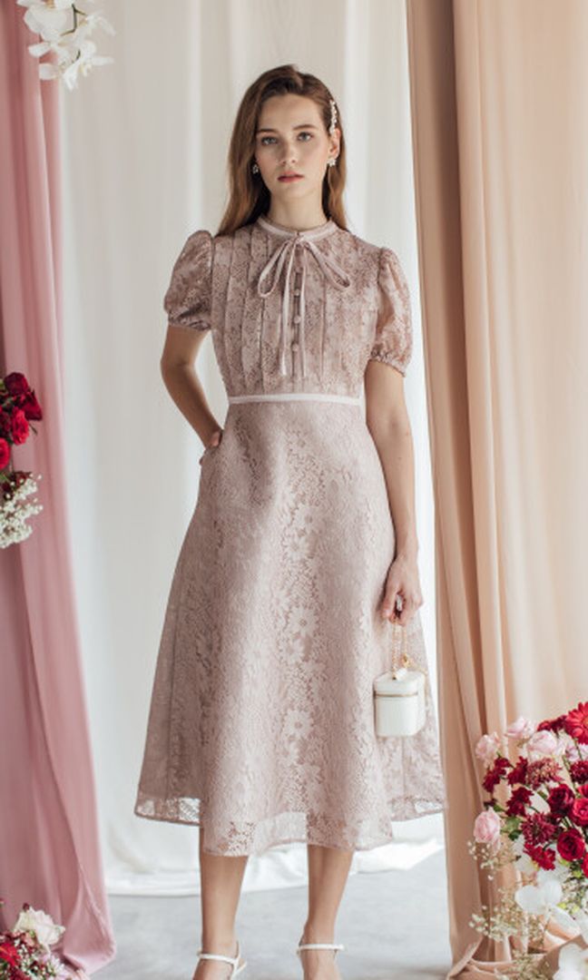 Lumi Dress in Nude