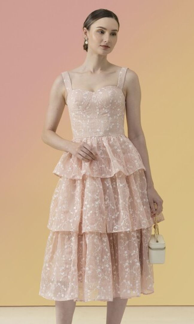 Aurelia Dress in Pink