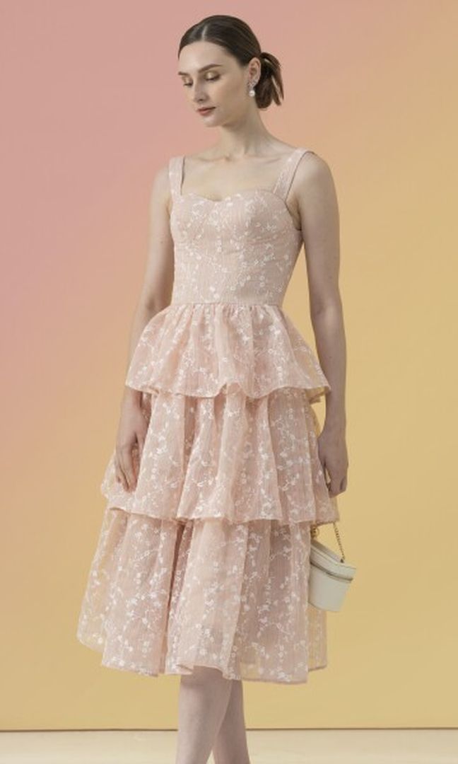 Aurelia Dress in Pink