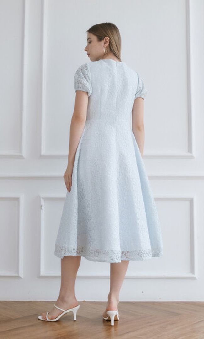 Jolene Dress in Baby Blue (Ready XS,S,M,L)