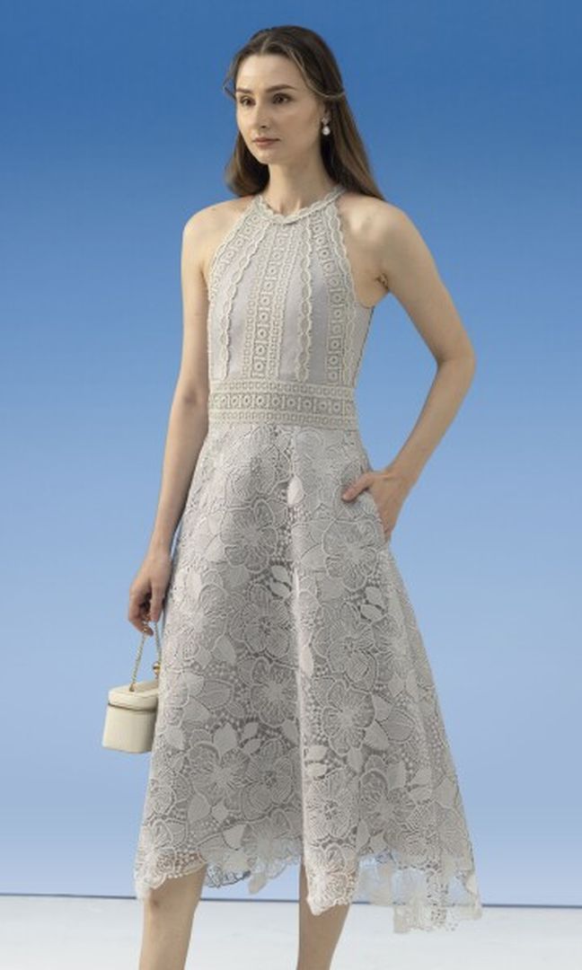 August Dress in Grey