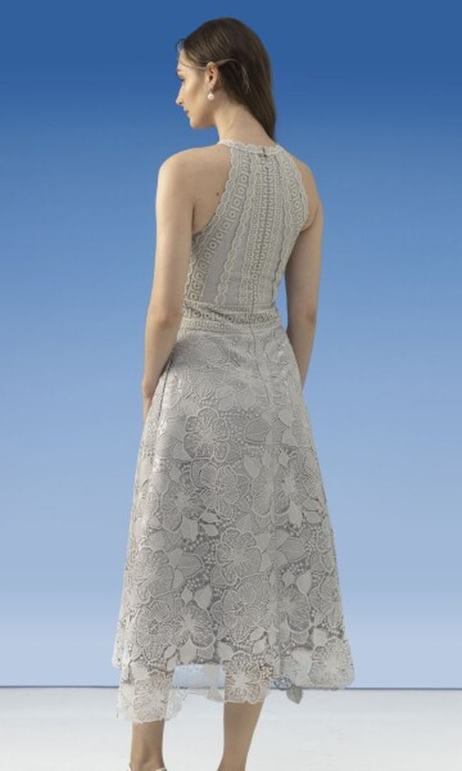 August Dress in Grey