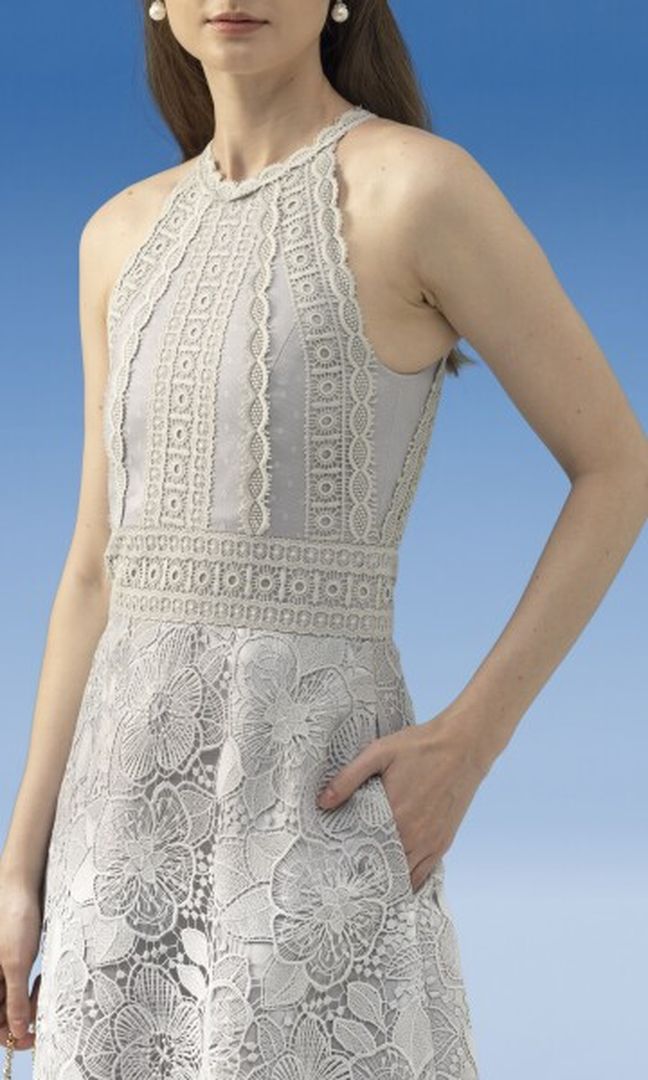 August Dress in Grey