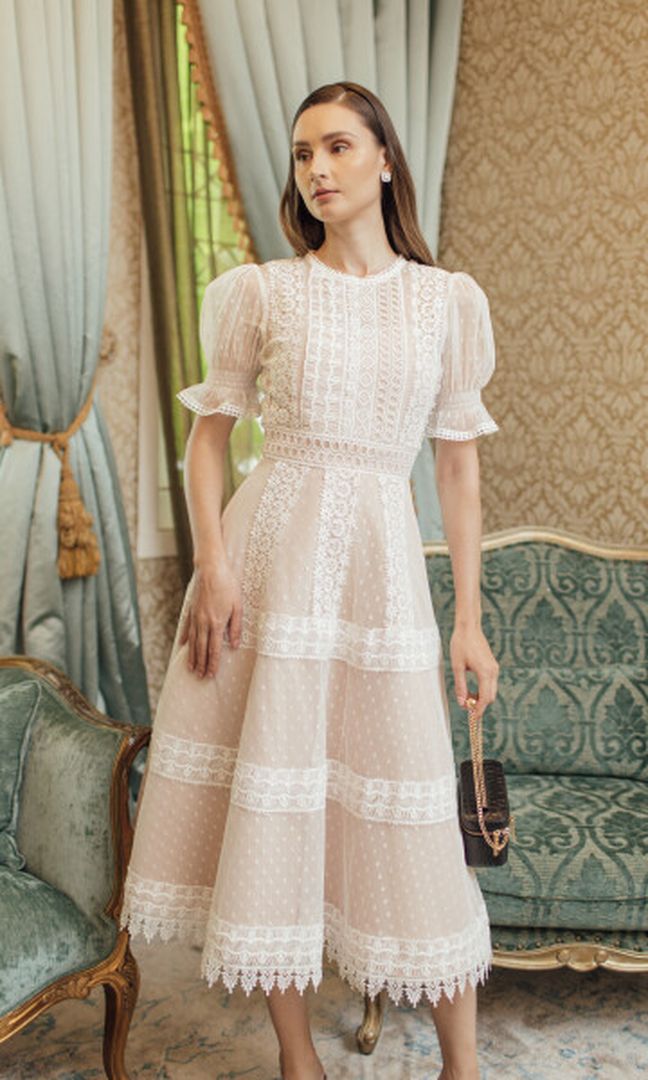 Emmeline Dress in White