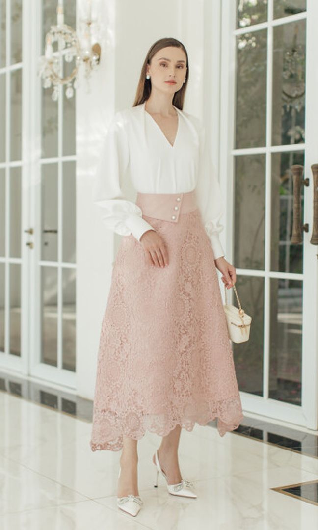 Celine Skirt in Dusty Pink