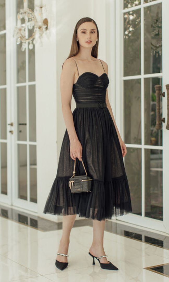 Cecily Dress in Black