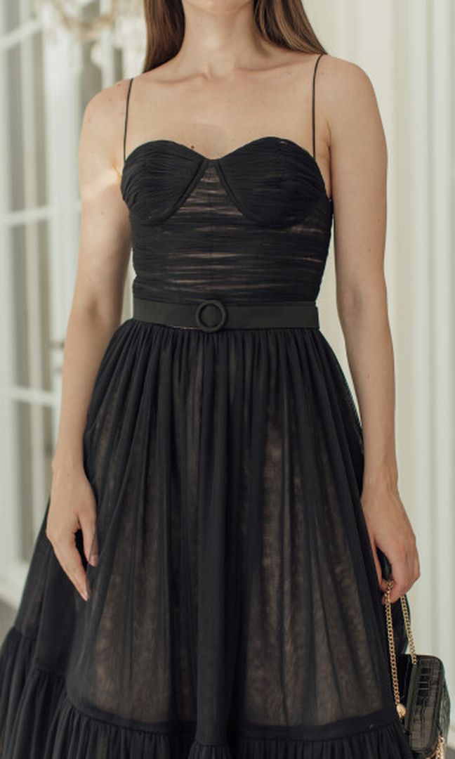 Cecily Dress in Black