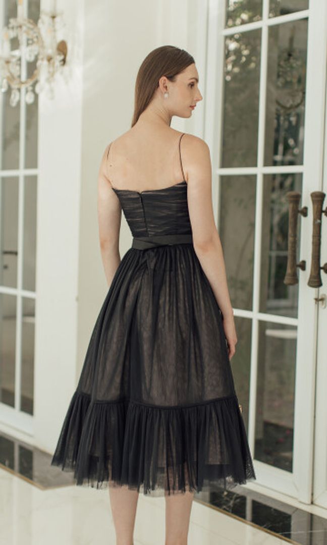Cecily Dress in Black