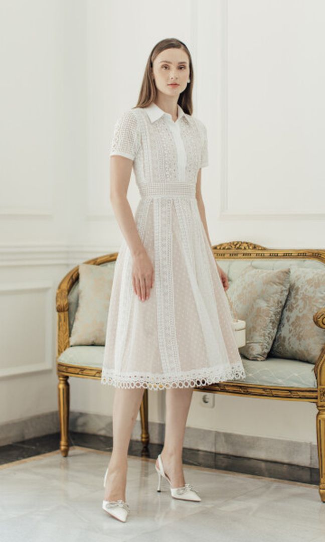 Linnea Dress in White