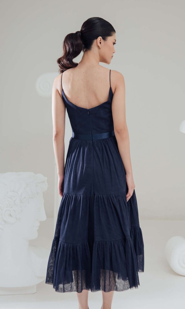 Arlet Dress in Midnight Blue