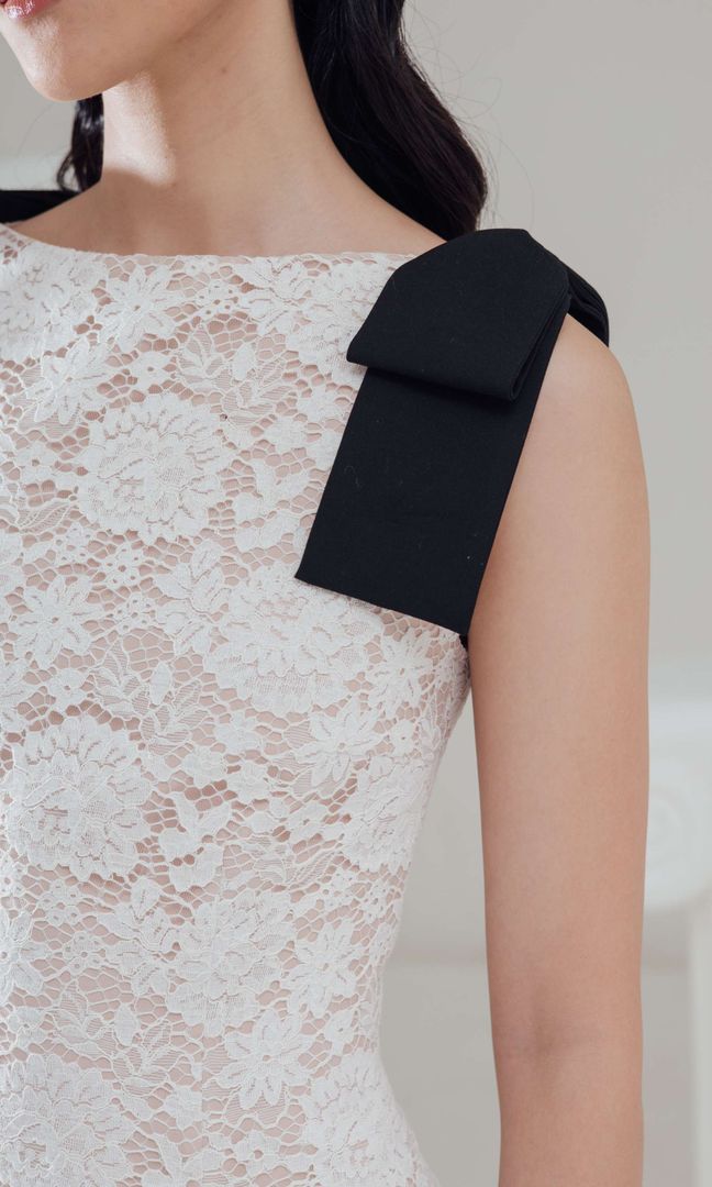 Maple Dress in White