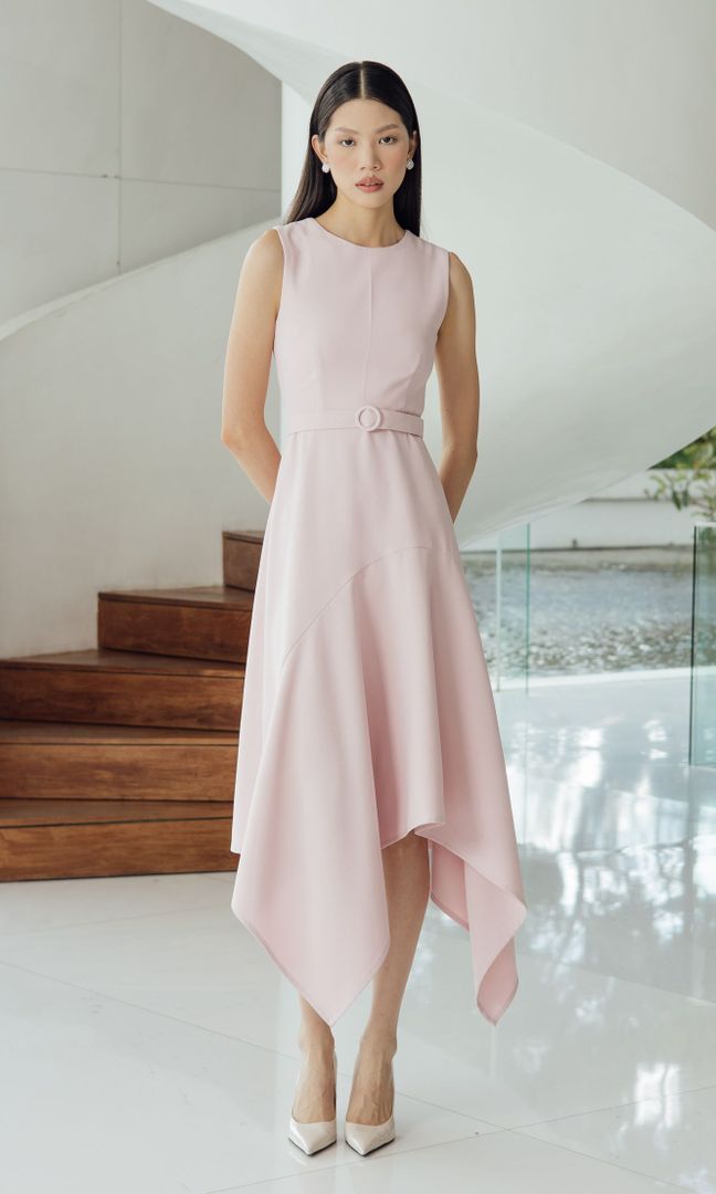 Acacia Dress in Blush