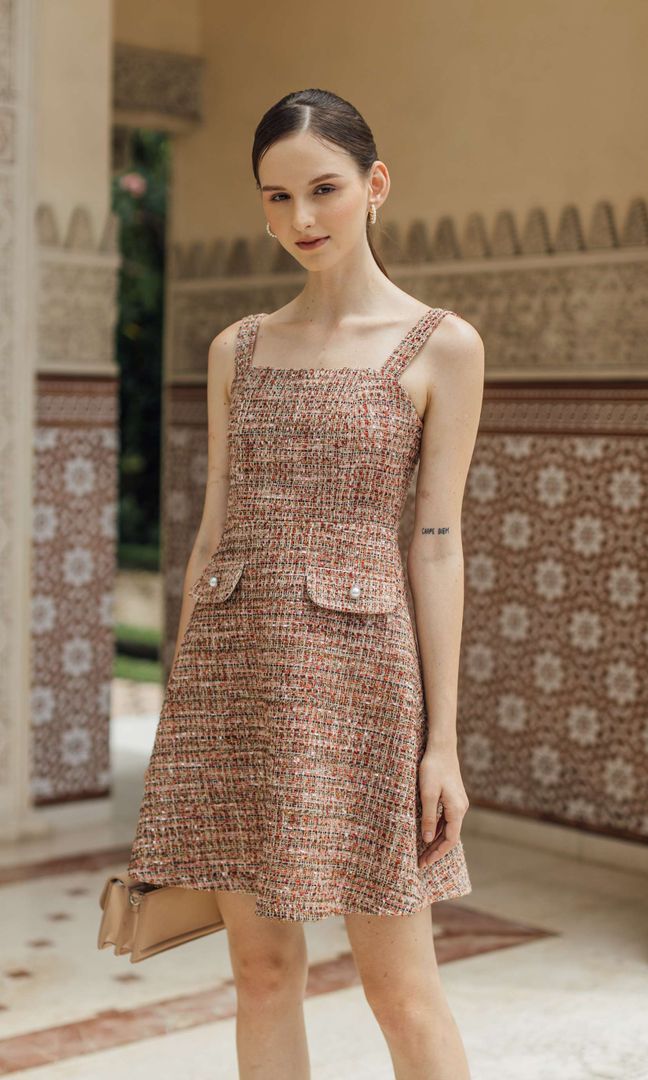 Ainsley Dress in Terracotta