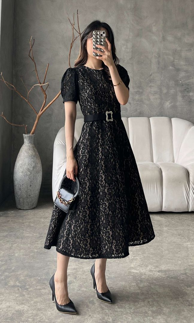 Dowson Dress in Black