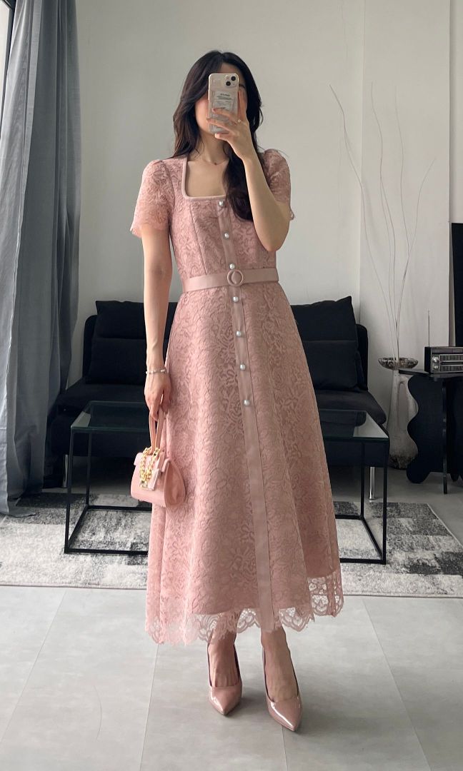 Argentine Dress in Nude