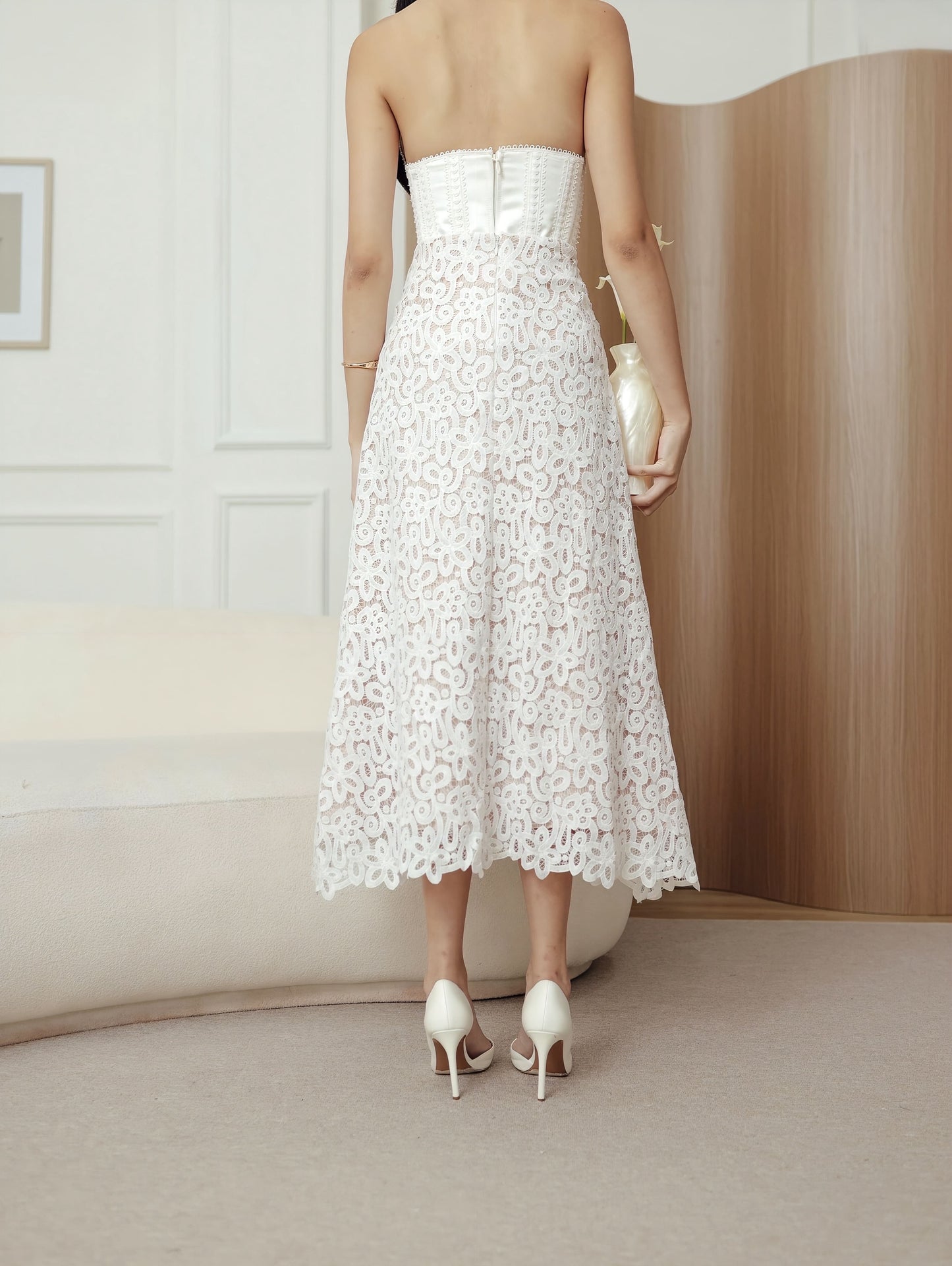 Maxey Skirt in White