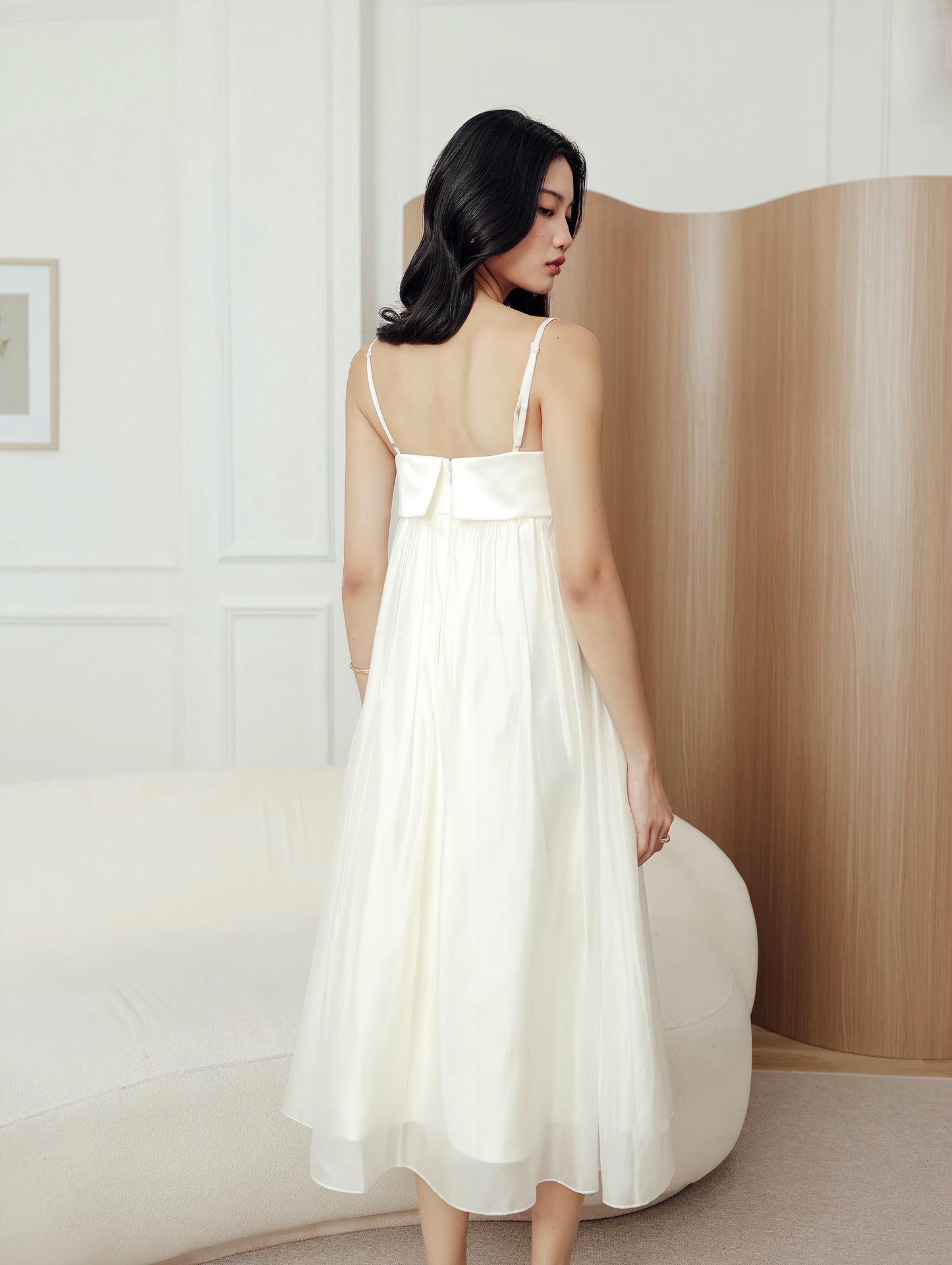 Remly Dress in Ivory