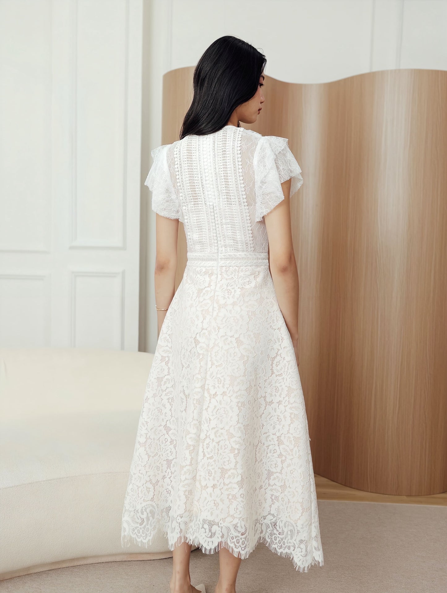 Alyn Dress in White