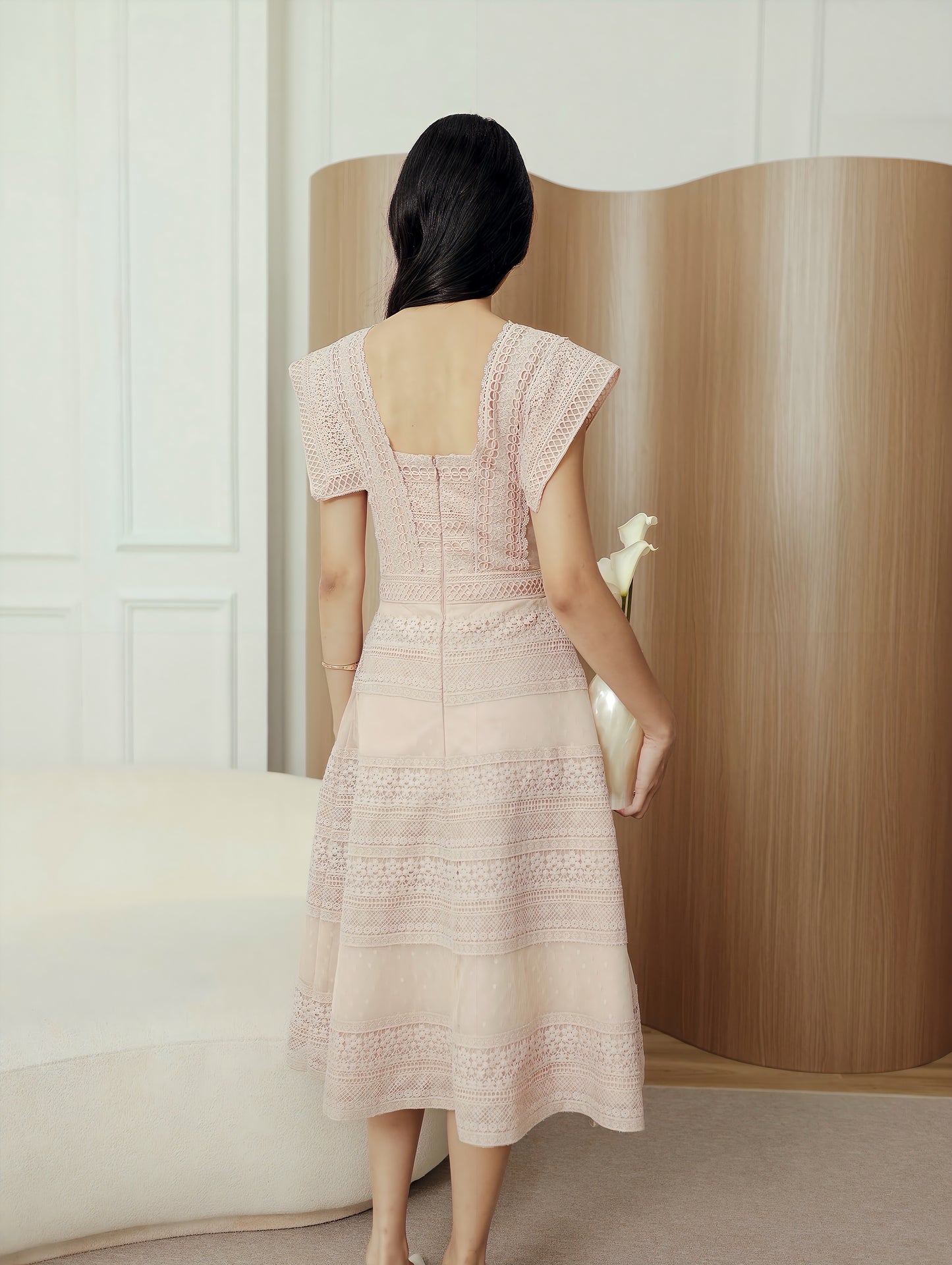 Ryn Dress in Nude