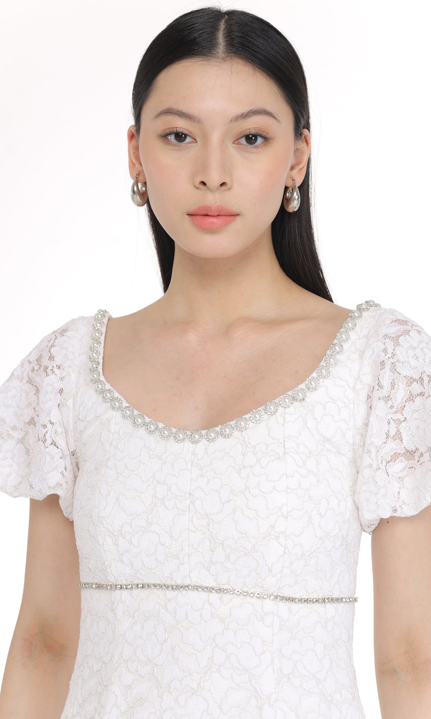 Graciela Dress in White