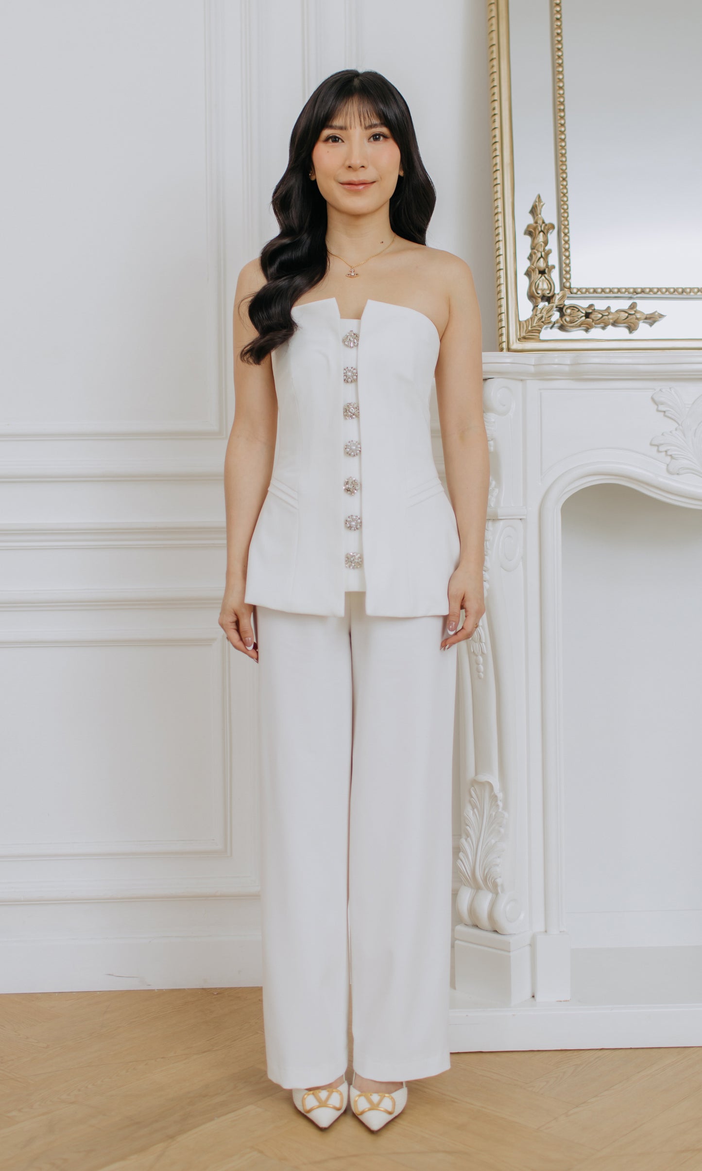 Cookie Top in White