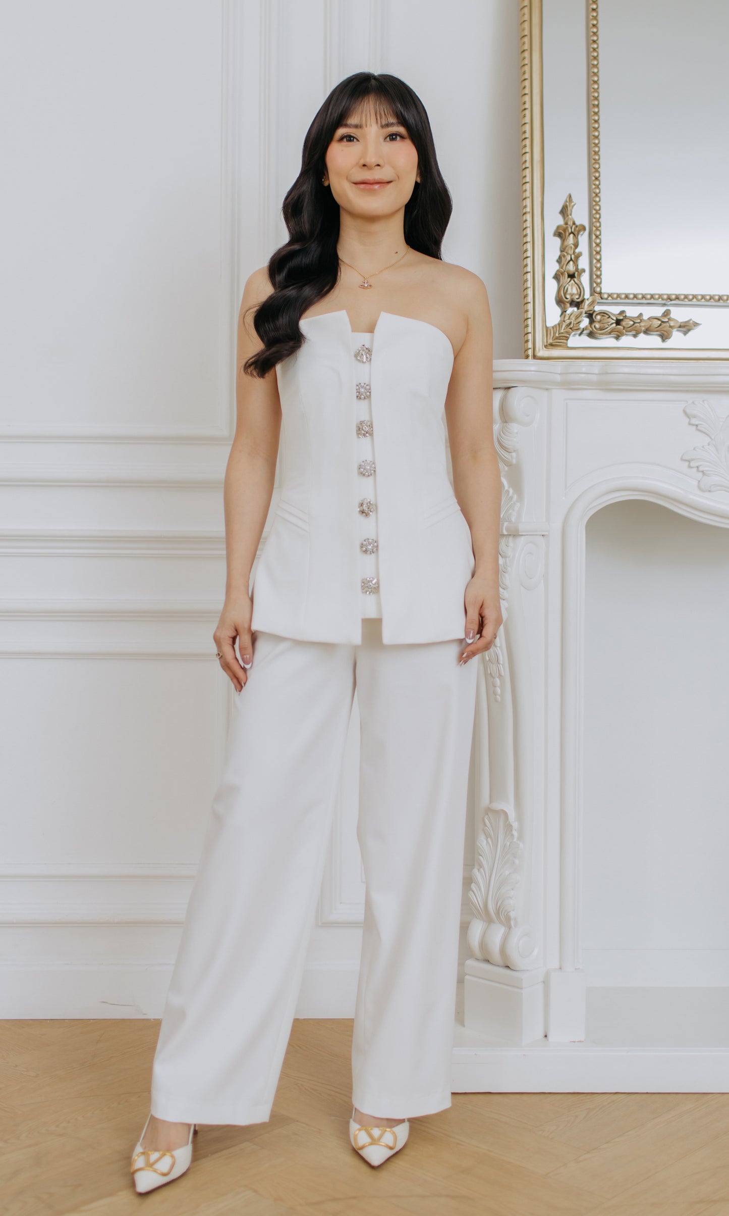 Cookie Top in White