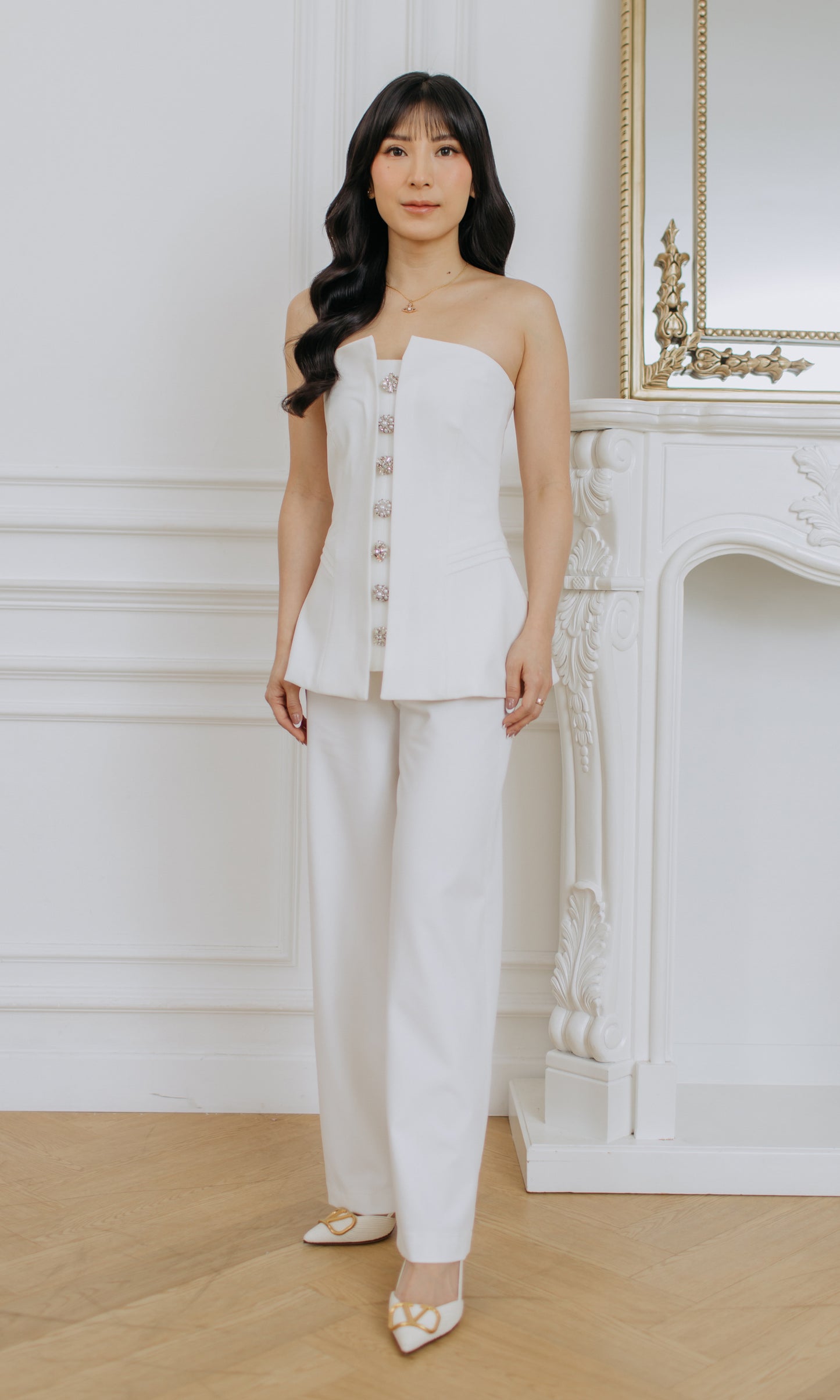 Cookie Top in White