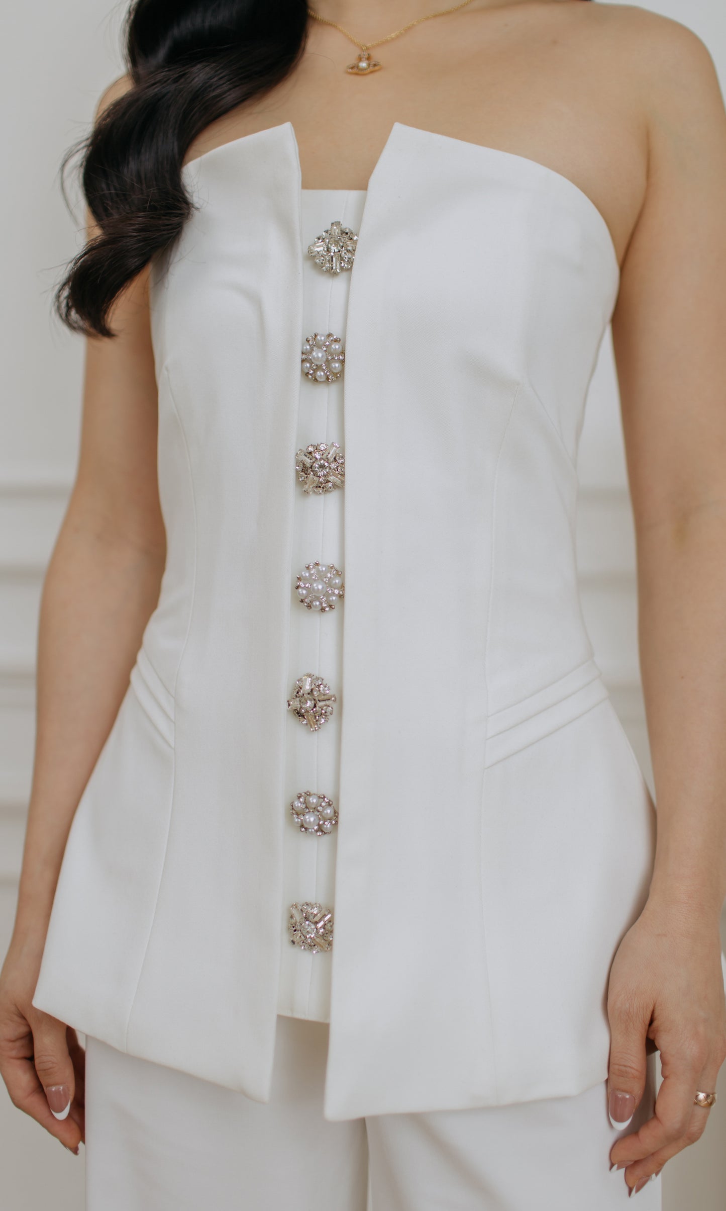 Cookie Top in White