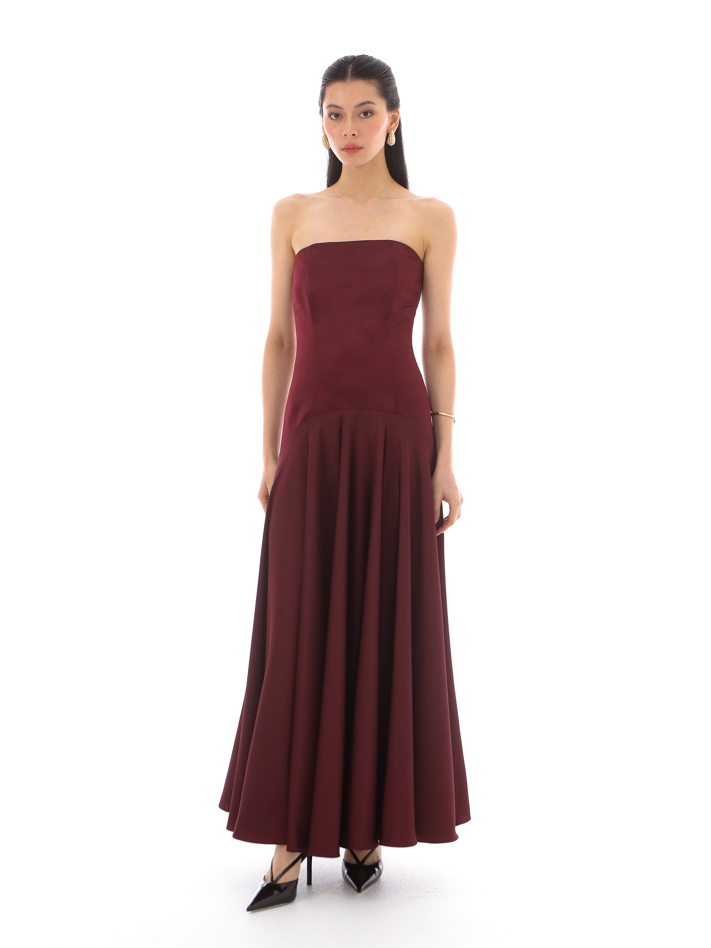 Breeze Dress in Burgundy