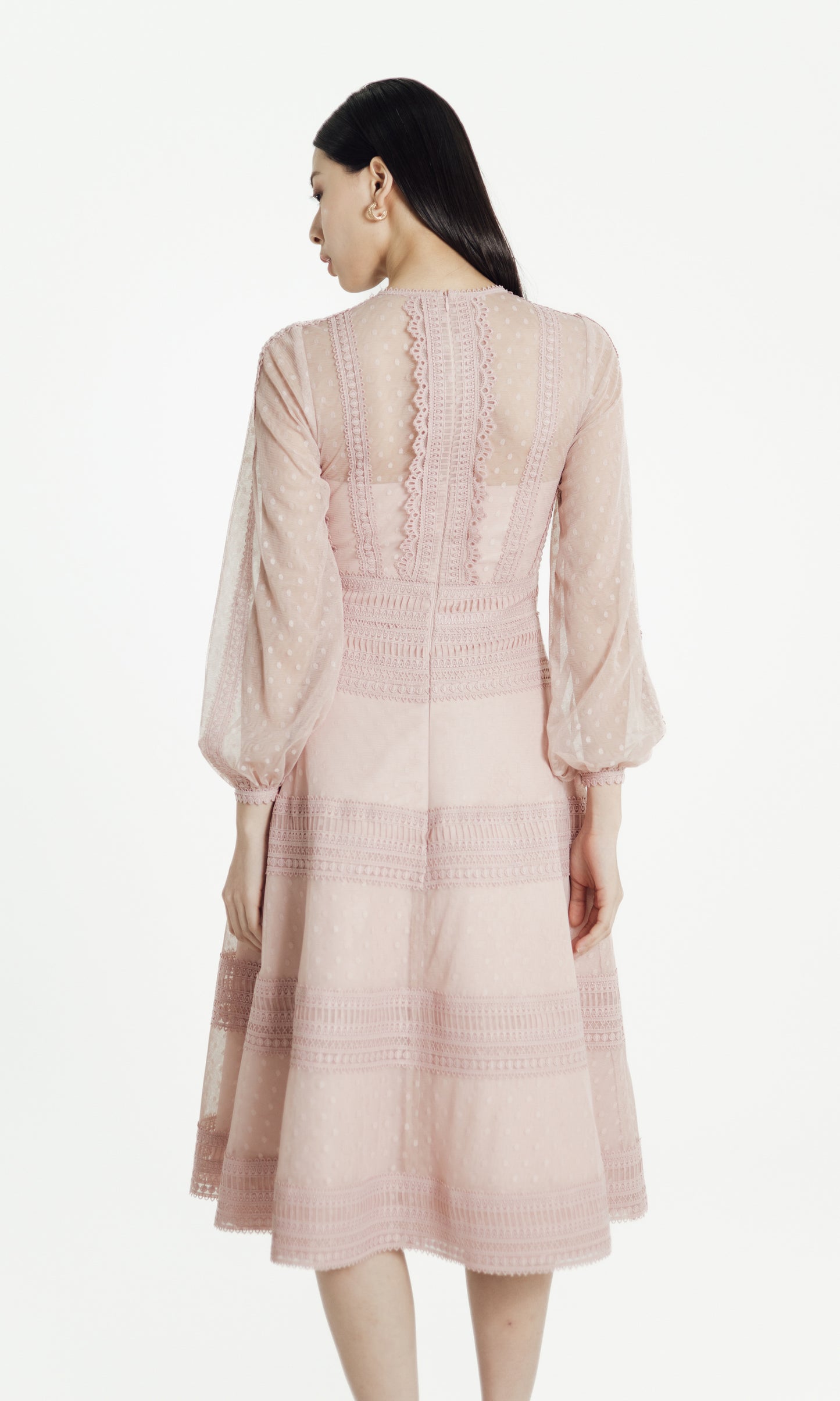 Silver Dress in Pink