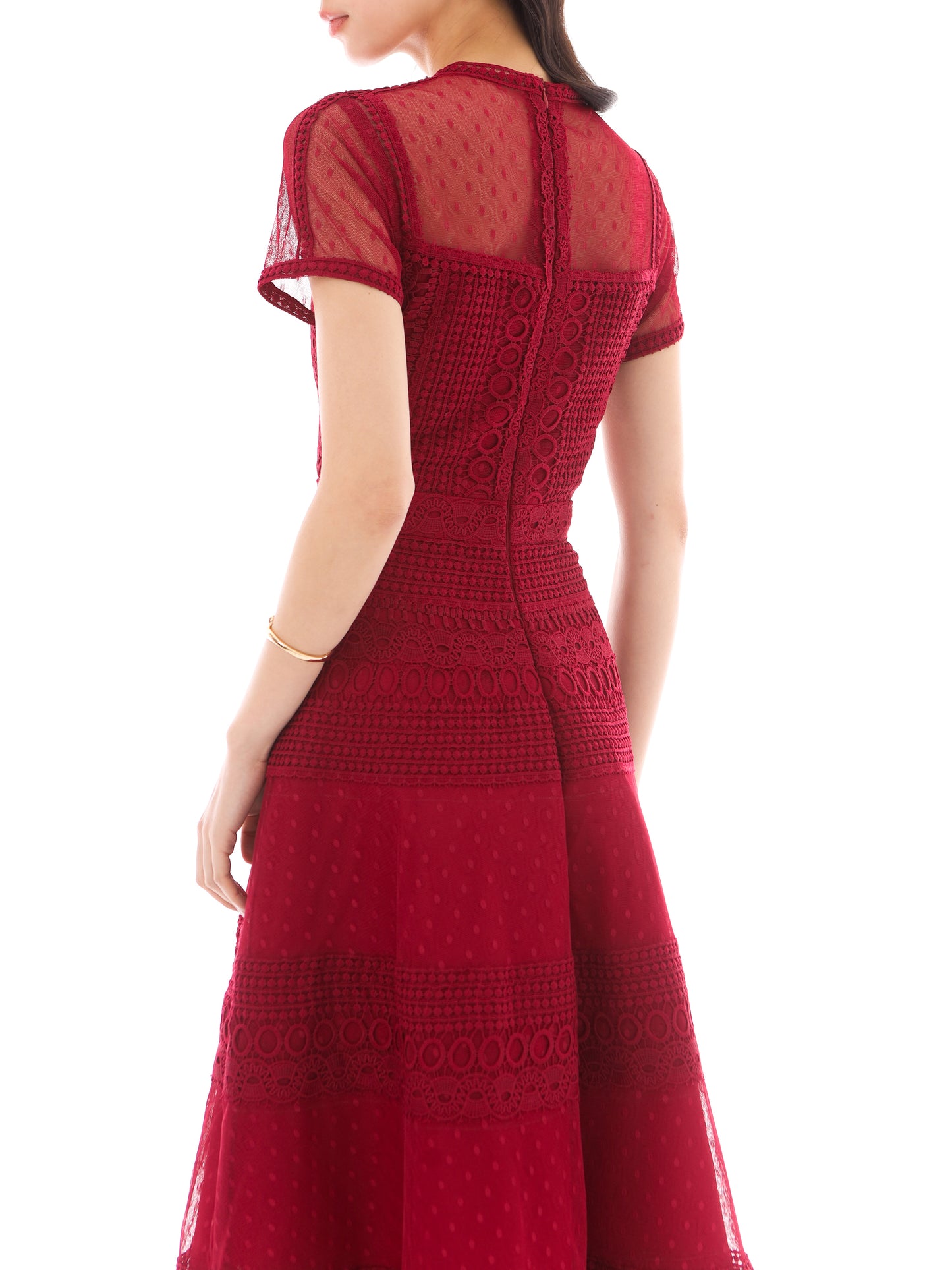 Noola Dress in Maroon